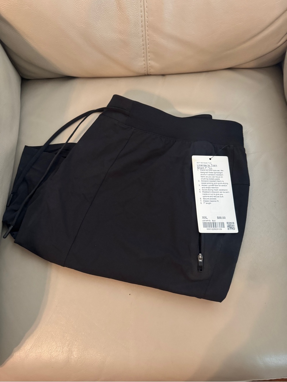 lululemon athletica Men's Black Athletic Shorts